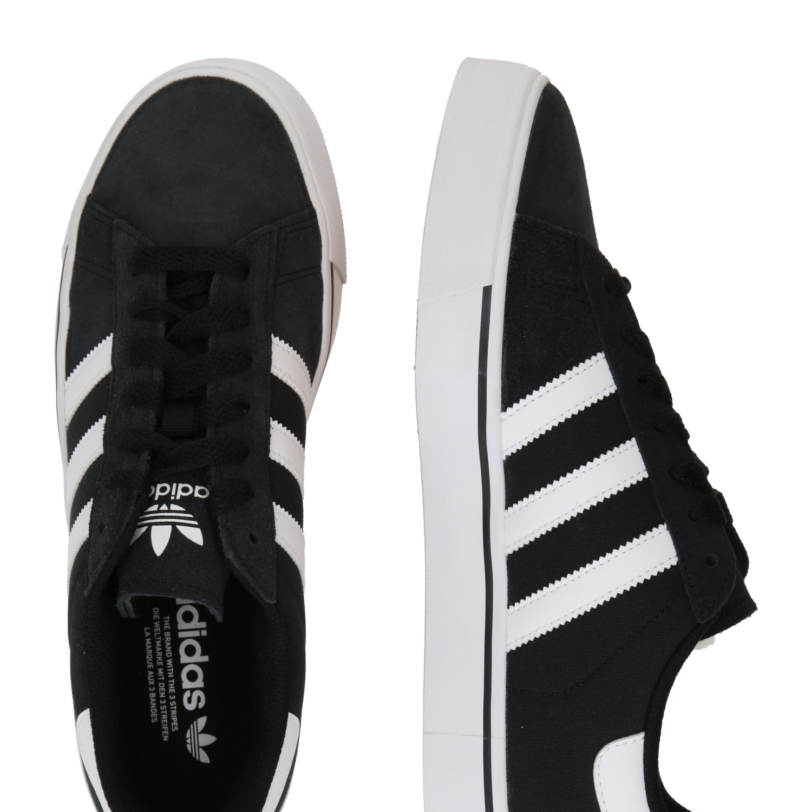 ADIDAS ORIGINALS Sneaker low 'CAMPUS'  negru / alb
