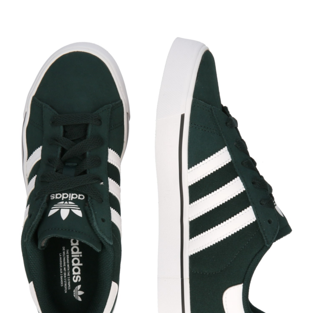 ADIDAS ORIGINALS Sneaker low 'CAMPUS'  verde închis / alb