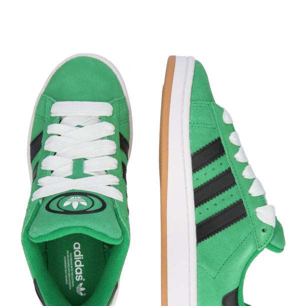 ADIDAS ORIGINALS Sneaker low 'Campus 00s'  verde / negru / alb