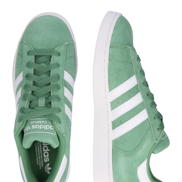 ADIDAS ORIGINALS Sneaker low 'Campus 2.0'  verde / alb