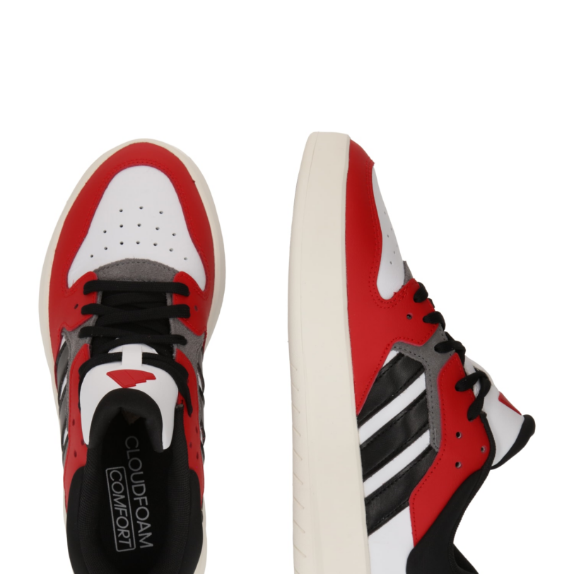 ADIDAS ORIGINALS Sneaker low 'Court 24'  roșu / negru / alb