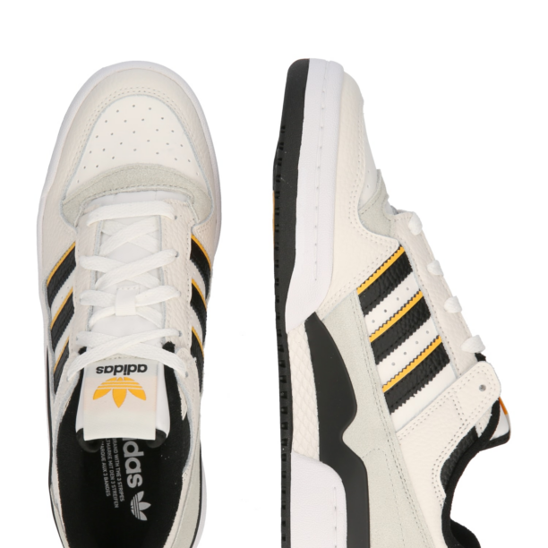 ADIDAS ORIGINALS Sneaker low 'FORUM'  gri deschis / portocaliu / negru / alb