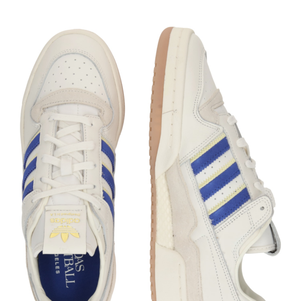 ADIDAS ORIGINALS Sneaker low 'Forum'  albastru cobalt / galben deschis / auriu / alb