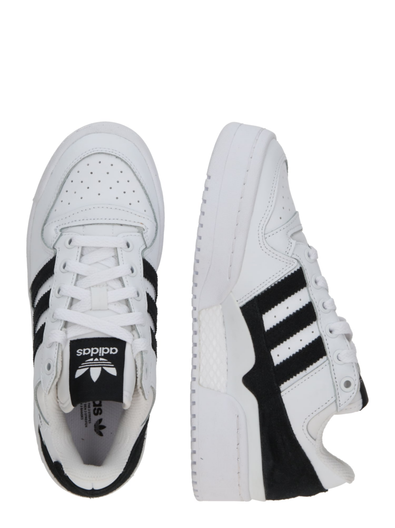 ADIDAS ORIGINALS Sneaker low 'Forum'  negru / alb