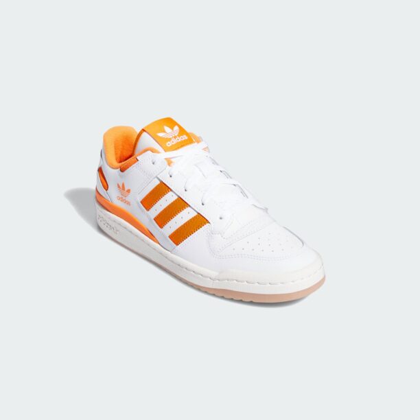 Preţ ADIDAS ORIGINALS Sneaker low 'Forum'  portocaliu / alb