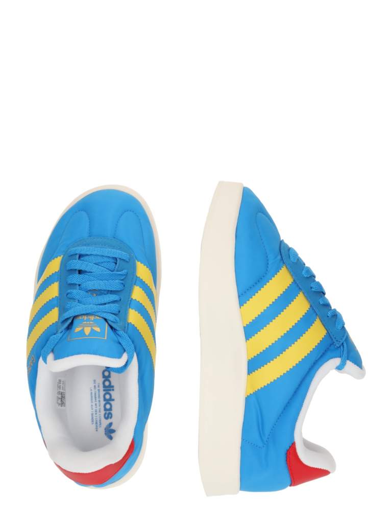 ADIDAS ORIGINALS Sneaker low 'GAZELLE HOME'  albastru neon / galben / auriu / roșu