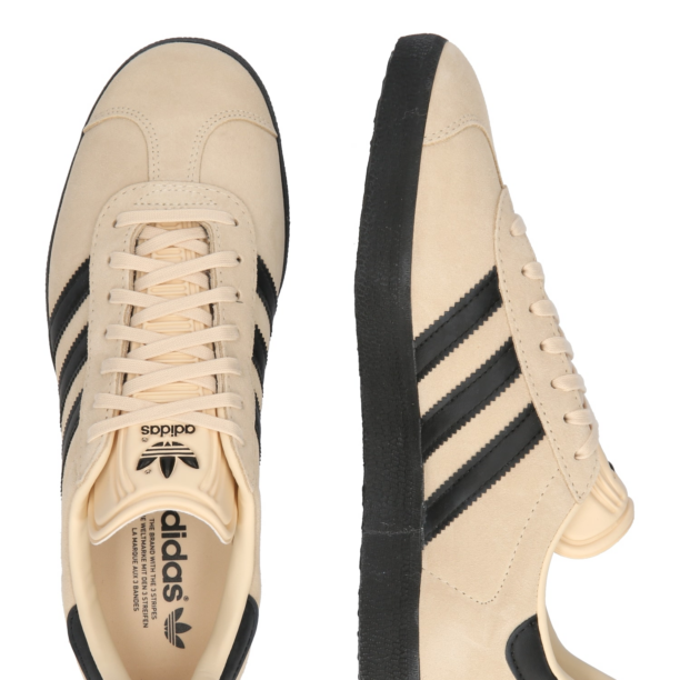 ADIDAS ORIGINALS Sneaker low 'GAZELLE MESSI'  nisipiu / auriu / negru