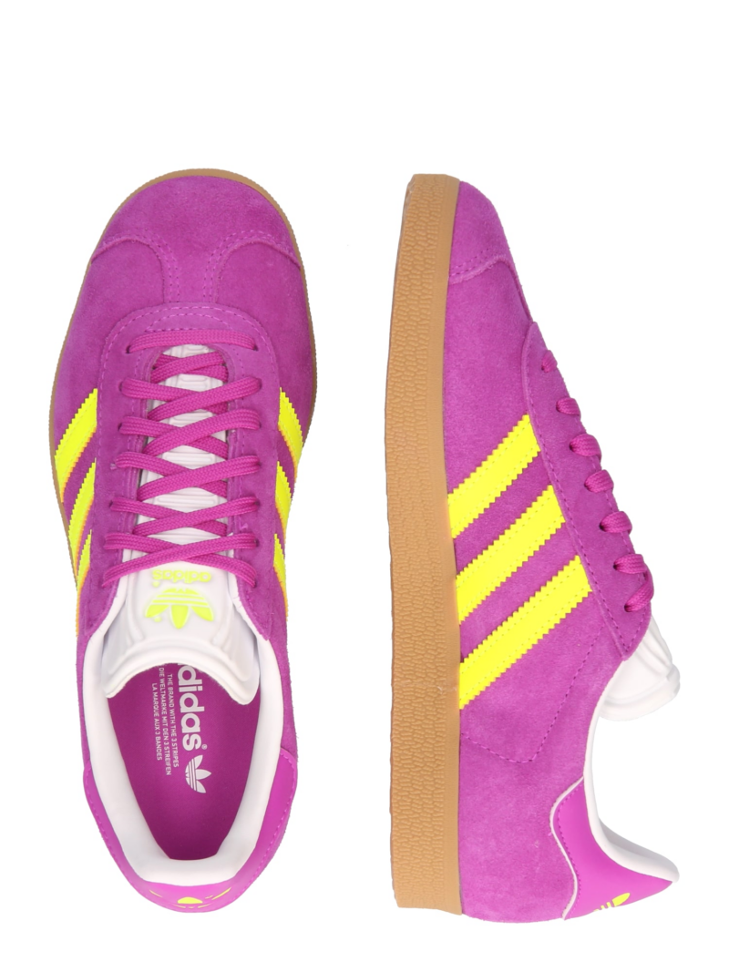 ADIDAS ORIGINALS Sneaker low 'GAZELLE'  galben / lila