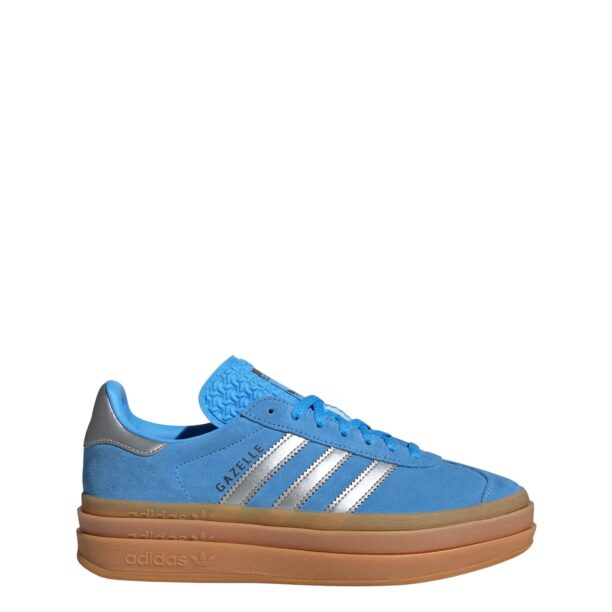 ADIDAS ORIGINALS Sneaker low 'Gazelle Bold'  azur / argintiu