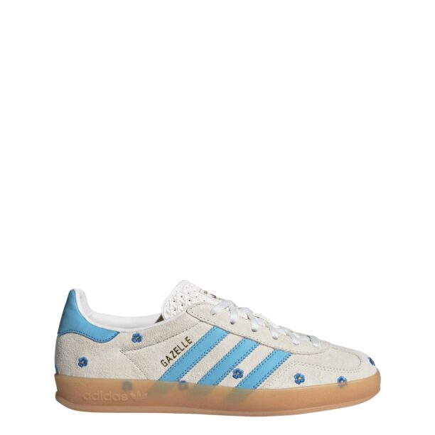 ADIDAS ORIGINALS Sneaker low 'Gazelle'  albastru / azur / auriu / alb lână