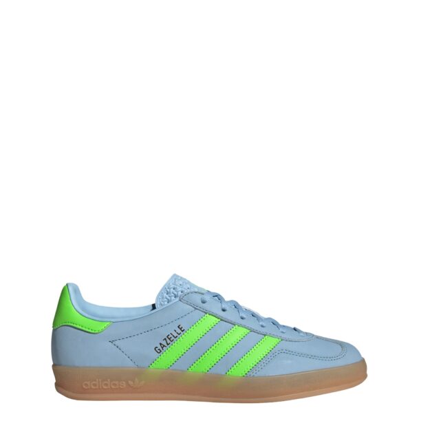 ADIDAS ORIGINALS Sneaker low 'Gazelle '  albastru deschis / verde neon