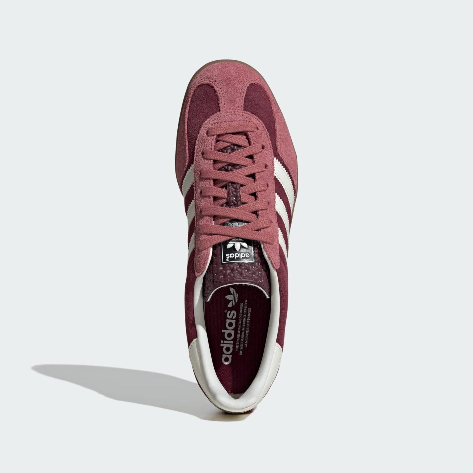 ADIDAS ORIGINALS Sneaker low 'Gazelle'  castaniu / roșu deschis / alb preţ