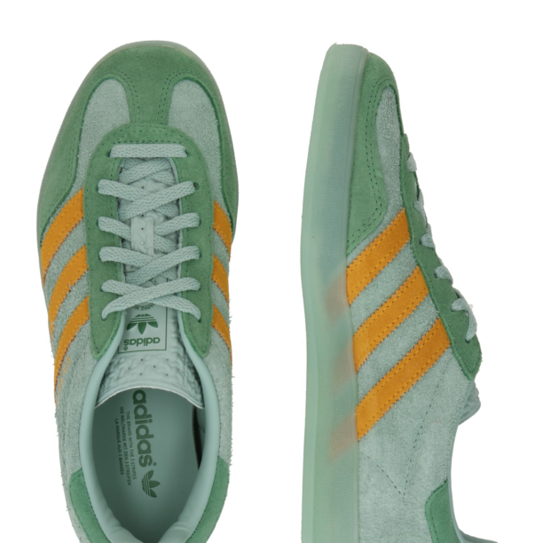 ADIDAS ORIGINALS Sneaker low 'Gazelle'  galben auriu / auriu / verde mentă / verde deschis