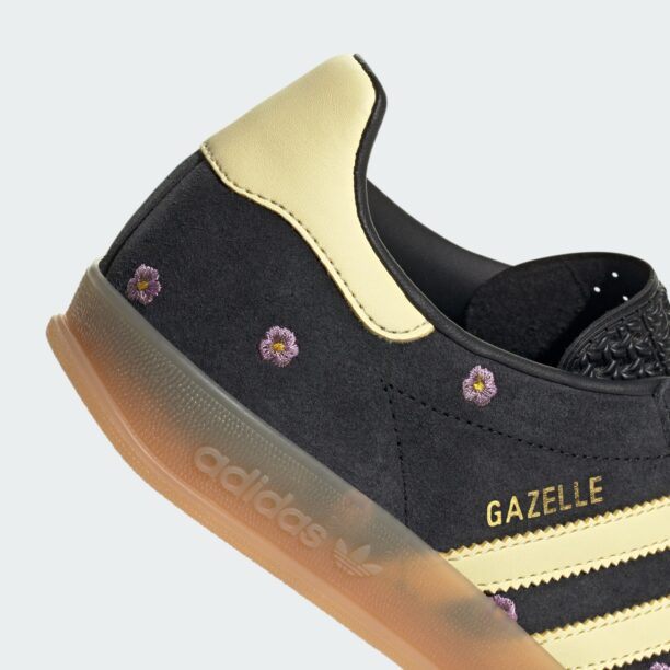 Original ADIDAS ORIGINALS Sneaker low 'Gazelle'  galben deschis / roz / negru