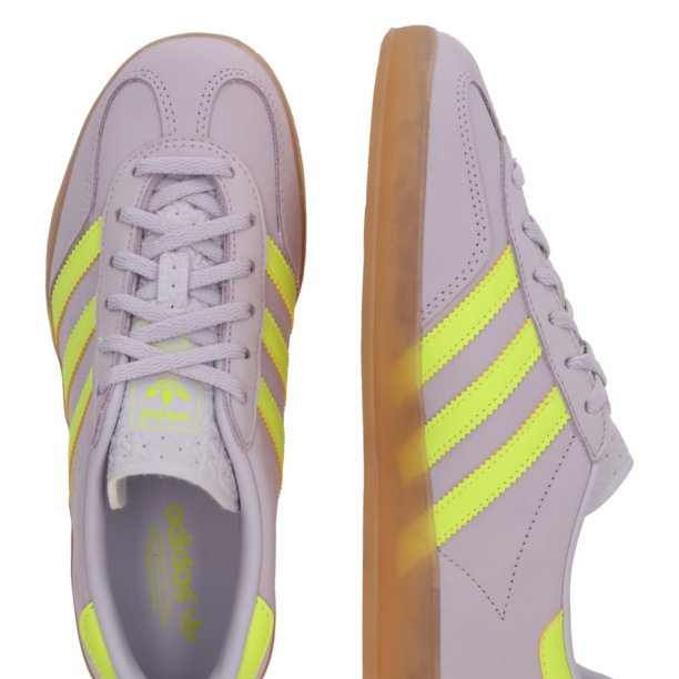 ADIDAS ORIGINALS Sneaker low 'Gazelle'  galben / mov lavandă