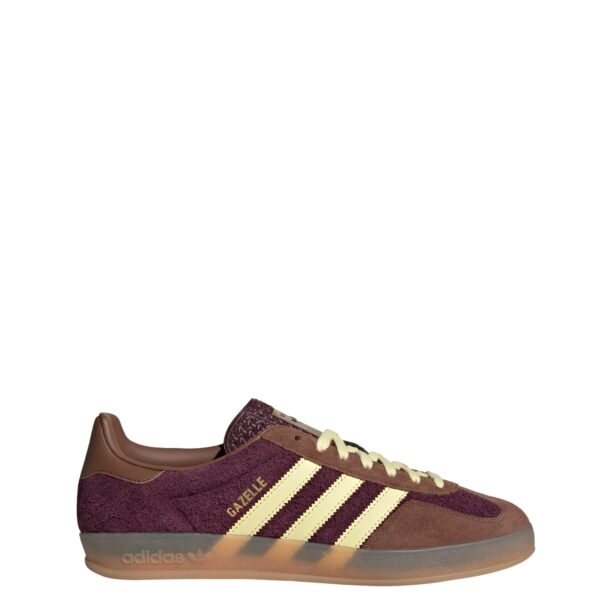 ADIDAS ORIGINALS Sneaker low 'Gazelle'  maro / galben pastel / auriu / roșu vin