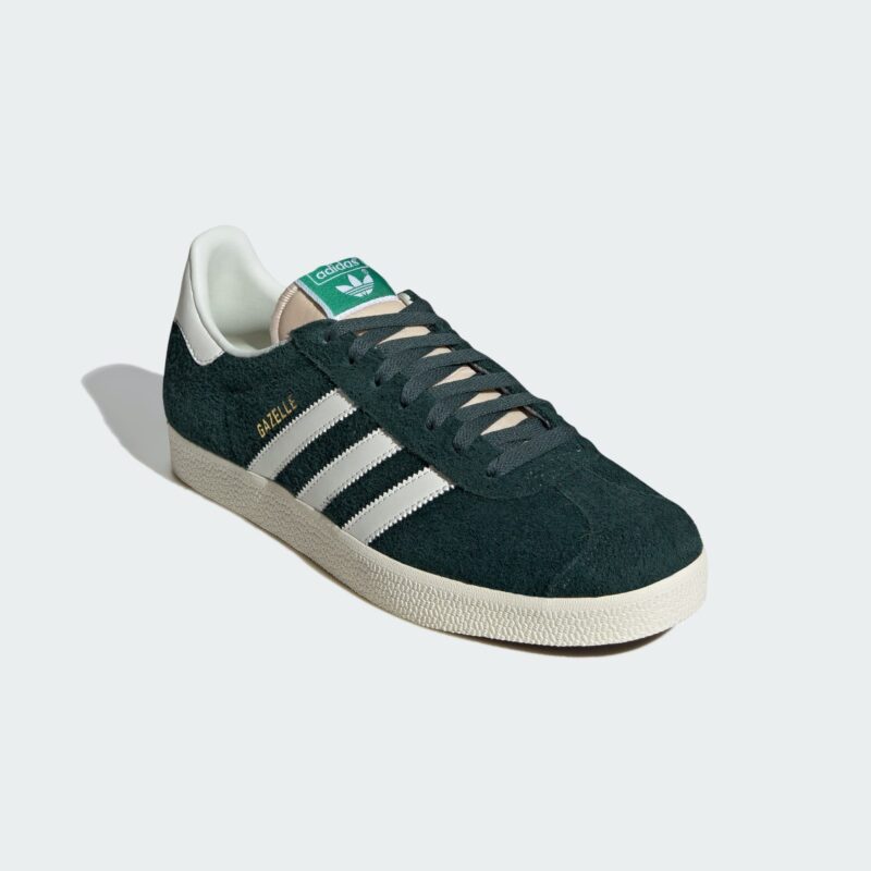 Cumpăra ADIDAS ORIGINALS Sneaker low 'Gazelle'  verde închis / alb