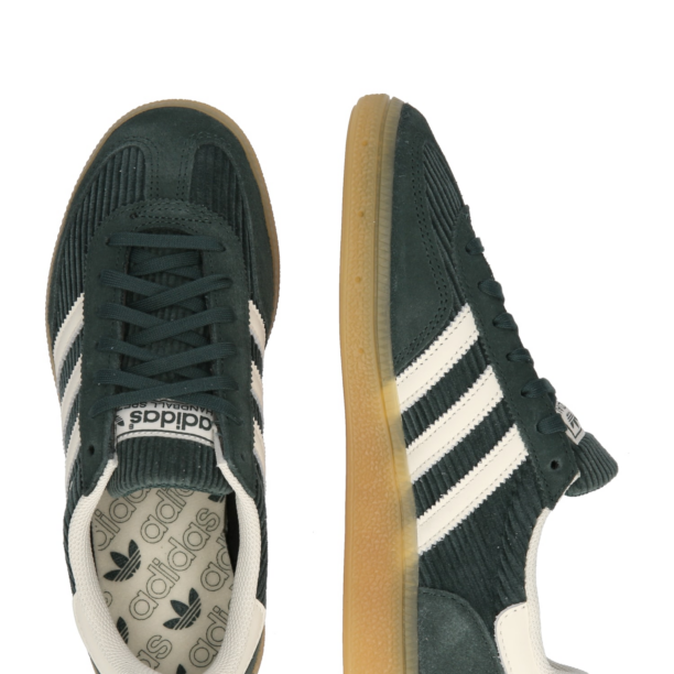 ADIDAS ORIGINALS Sneaker low 'HANDBALL SPEZIAL'  verde închis / alb