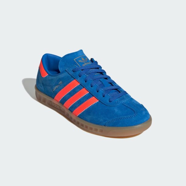 Preţ ADIDAS ORIGINALS Sneaker low 'Hamburg'  albastru regal / roșu orange