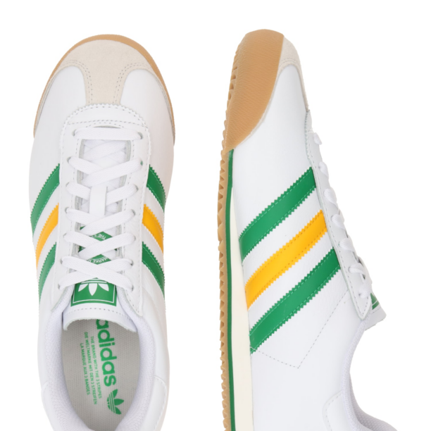 ADIDAS ORIGINALS Sneaker low 'K 74'  grej / verde / portocaliu / alb