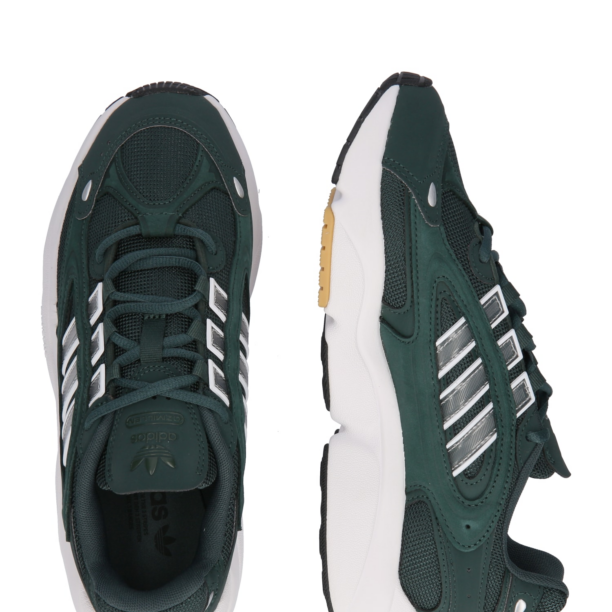 ADIDAS ORIGINALS Sneaker low 'OZMILLEN'  verde închis / negru / alb