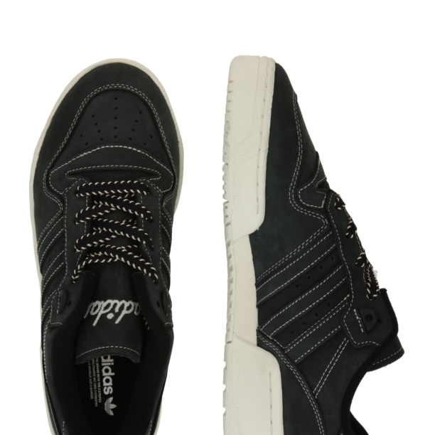 ADIDAS ORIGINALS Sneaker low 'RIVALRY'  negru / alb