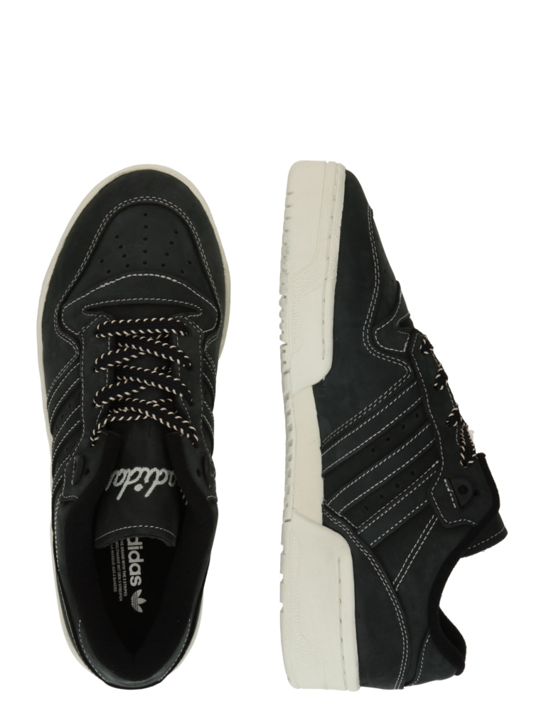 ADIDAS ORIGINALS Sneaker low 'RIVALRY'  negru / alb