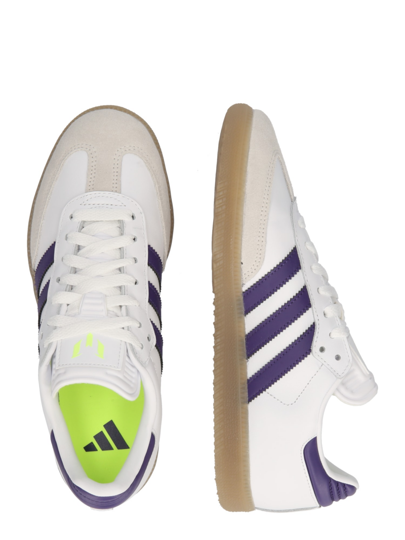 ADIDAS ORIGINALS Sneaker low 'SAMBA MESSI'  alb kitt / albastru închis / galben / alb