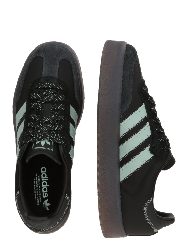 ADIDAS ORIGINALS Sneaker low 'SAMBAE'  verde mentă / negru