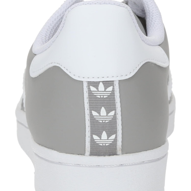 ADIDAS ORIGINALS Sneaker low 'SUPERSTAR'  gri / alb