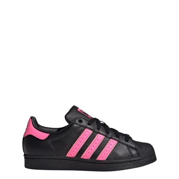 ADIDAS ORIGINALS Sneaker low 'SUPERSTAR'  roz / negru