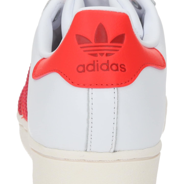 ADIDAS ORIGINALS Sneaker low 'SUPERSTAR'  sângeriu / roșu intens / alb