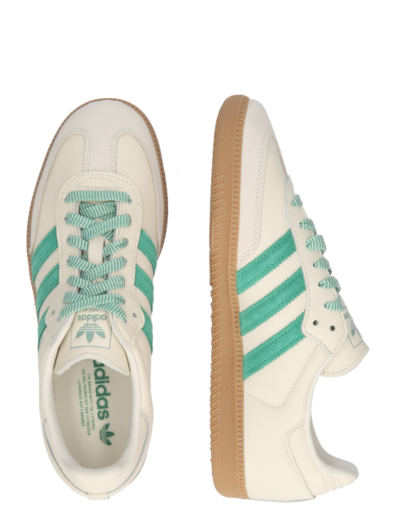 ADIDAS ORIGINALS Sneaker low 'Samba OG'  verde smarald / verde jad / alb