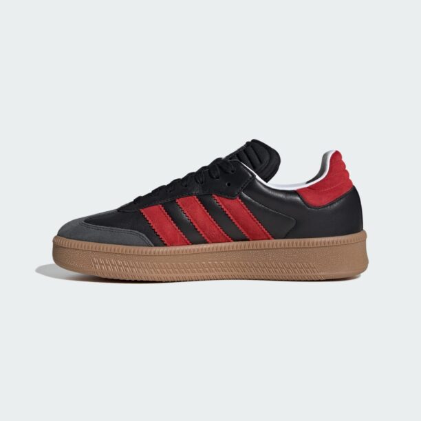 ADIDAS ORIGINALS Sneaker low 'Samba XLG'  gri închis / roșu / negru