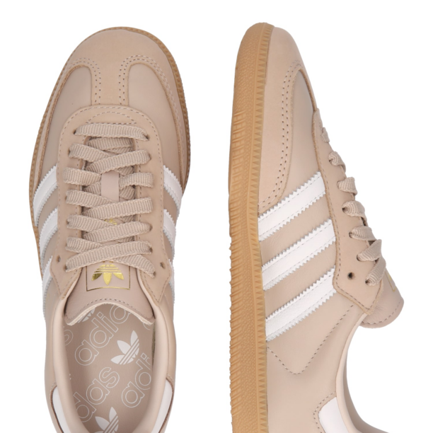 ADIDAS ORIGINALS Sneaker low 'Samba'  gri taupe / alb