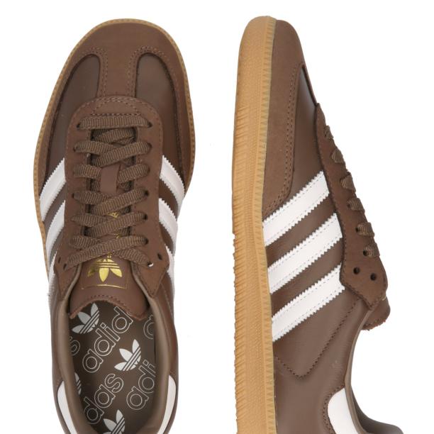 ADIDAS ORIGINALS Sneaker low 'Samba'  maro / alb