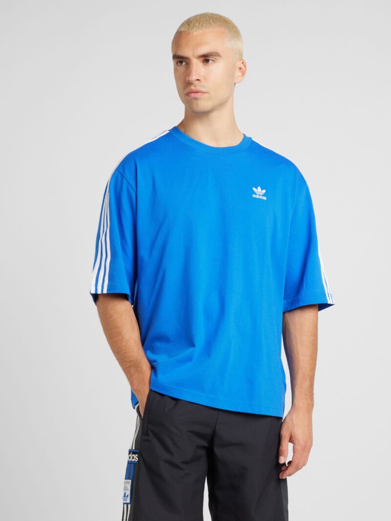 ADIDAS ORIGINALS Tricou 'Adicolor'  azur / alb preţ