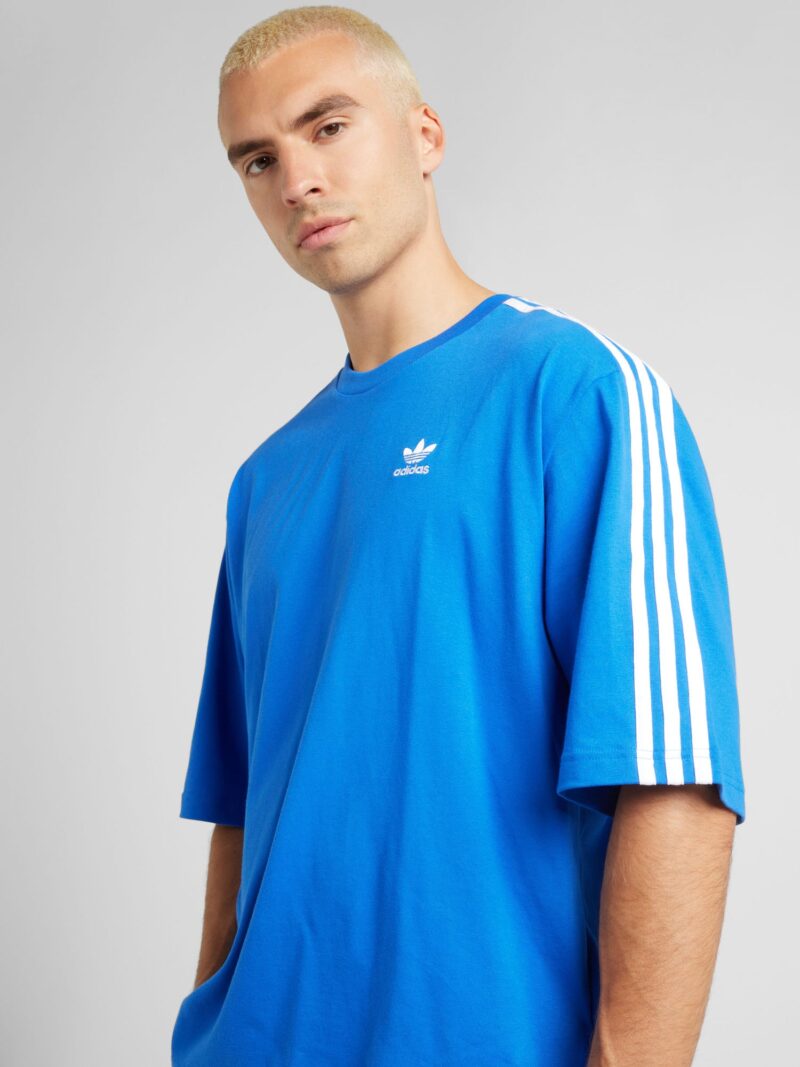 ADIDAS ORIGINALS Tricou 'Adicolor'  azur / alb