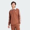 ADIDAS ORIGINALS Tricou 'Adicolor'  maro / alb