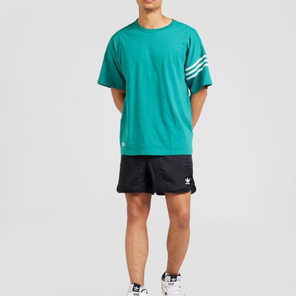 ADIDAS ORIGINALS Tricou 'NEU C'  verde neon / alb preţ