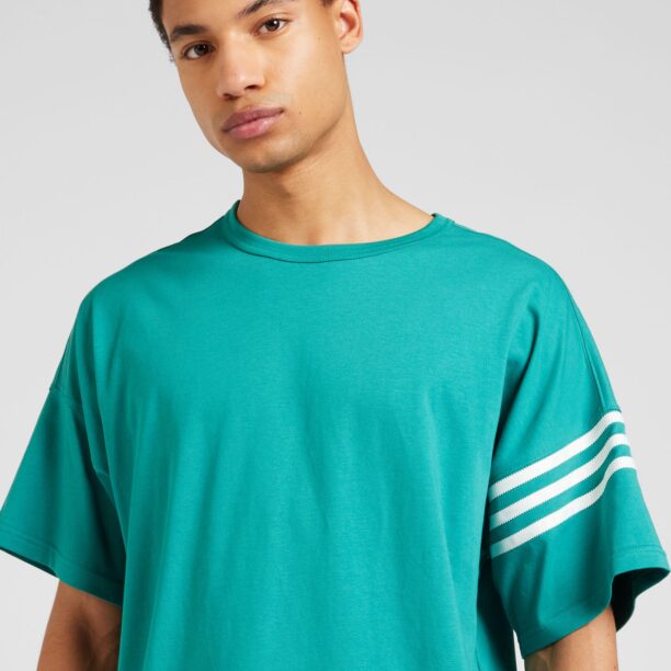 ADIDAS ORIGINALS Tricou 'NEU C'  verde neon / alb