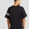 ADIDAS ORIGINALS Tricou 'Neuclassics'  negru / alb