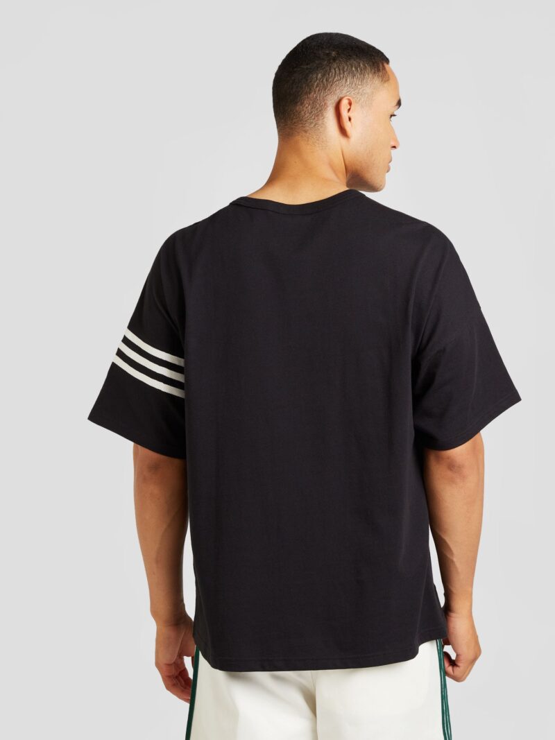 ADIDAS ORIGINALS Tricou 'Neuclassics'  negru / alb