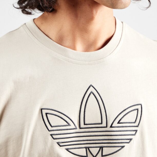 Preţ ADIDAS ORIGINALS Tricou 'OUTLINE'  bej / negru