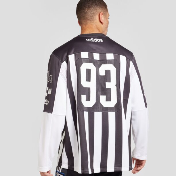 ADIDAS ORIGINALS Tricou 'Team 93'  negru / alb