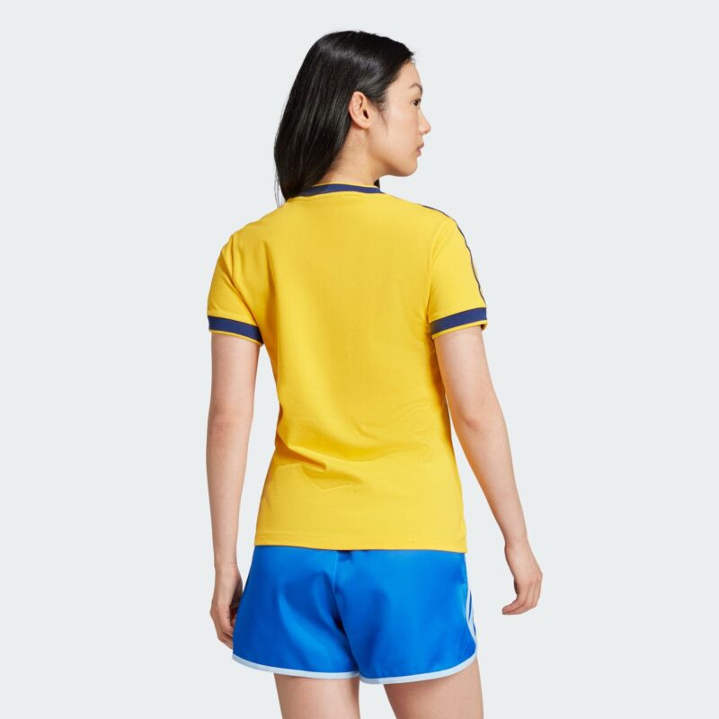 ADIDAS ORIGINALS Tricou  albastru / galben preţ