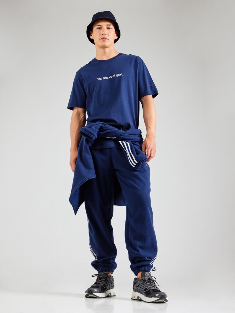 Cumpăra ADIDAS ORIGINALS Tricou  bleumarin / alb