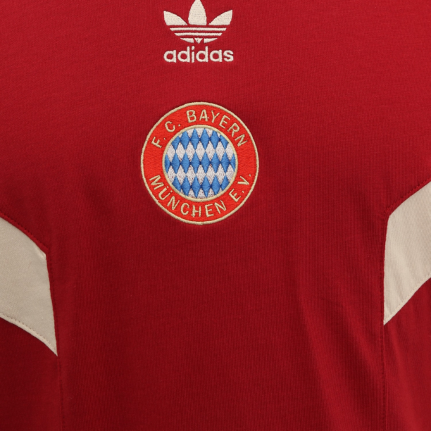 ADIDAS ORIGINALS Tricou funcțional 'FCB OG'  bej / albastru / roșu preţ