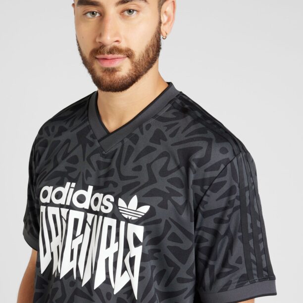 Cumpăra ADIDAS ORIGINALS Tricou  gri închis / negru / alb