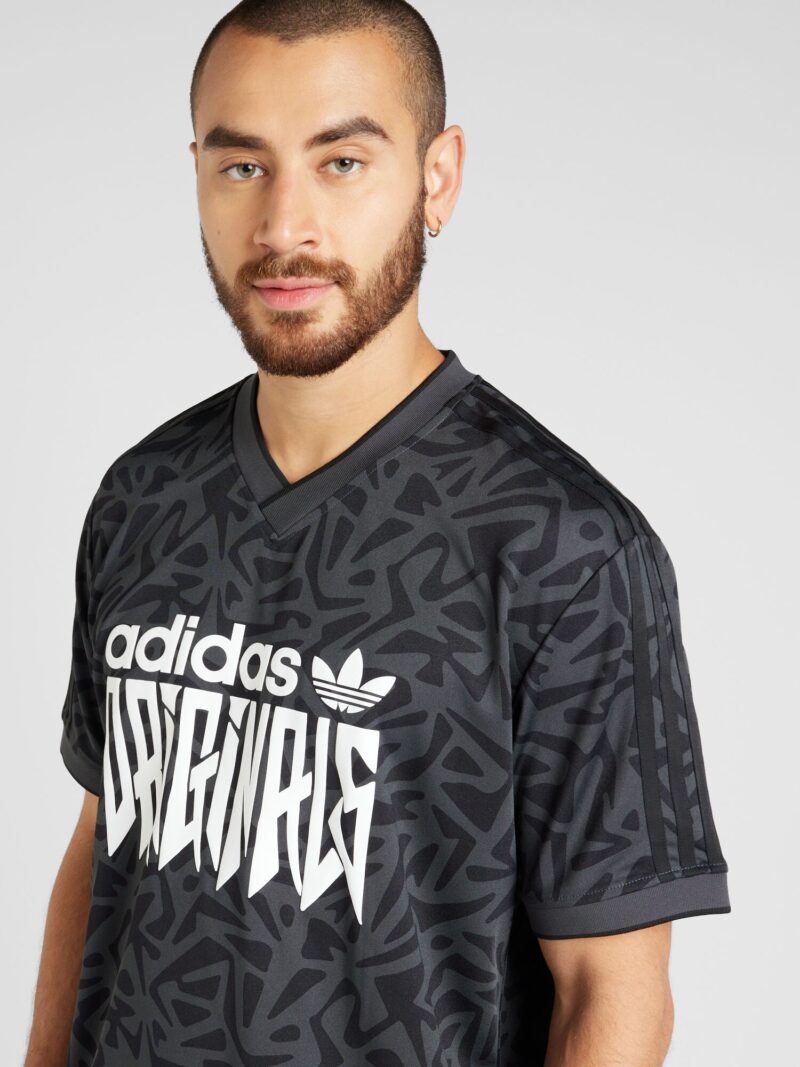 Cumpăra ADIDAS ORIGINALS Tricou  gri închis / negru / alb